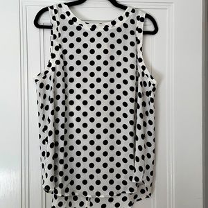 NWT Loft Polka Dot Tank